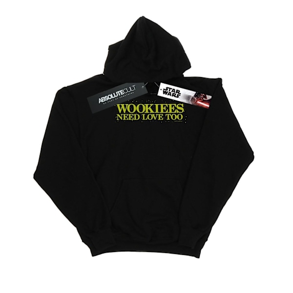 Star Wars Boys Wookiees Need Love Too Hoodie 5-6 år Svart Black 5-6 Years