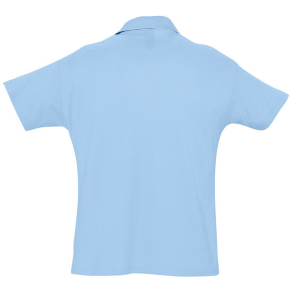SOLS Herr Sommar II Pique Kortärmad Poloskjorta S Sky Blue Sky Blue S