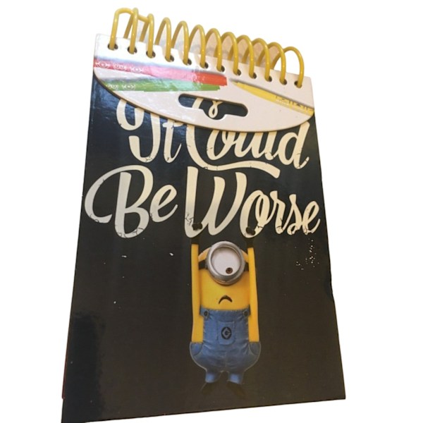 Despicable Me It Could Be Worse Mini Minions Skissblock Set One Black/White/Yellow One Size