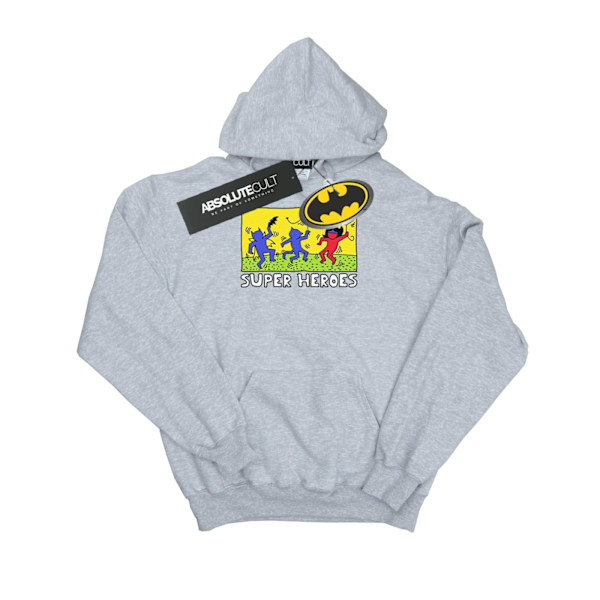 DC Comics Dam/Kvinnor Batman Pop Art Hoodie S Sports Grey Sports Grey S