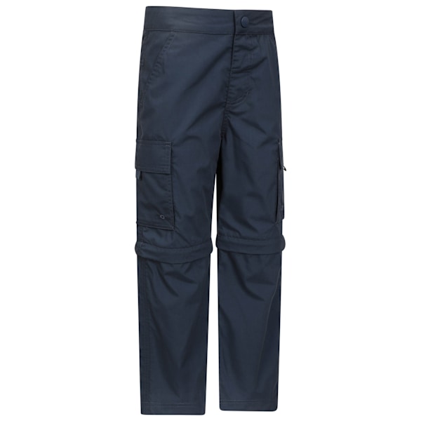 Mountain Warehouse Barn/Barn Konvertibla Aktiva Byxor 7 Navy 7-8 Years