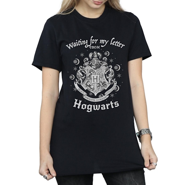 Harry Potter Dam/Damer Väntar På Mitt Brev Hogwarts Cotto Black M
