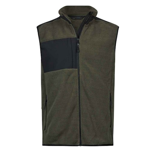 Tee Jays Herr Mountain Fleece Body Warmer S Deep Green/Black Deep Green/Black S