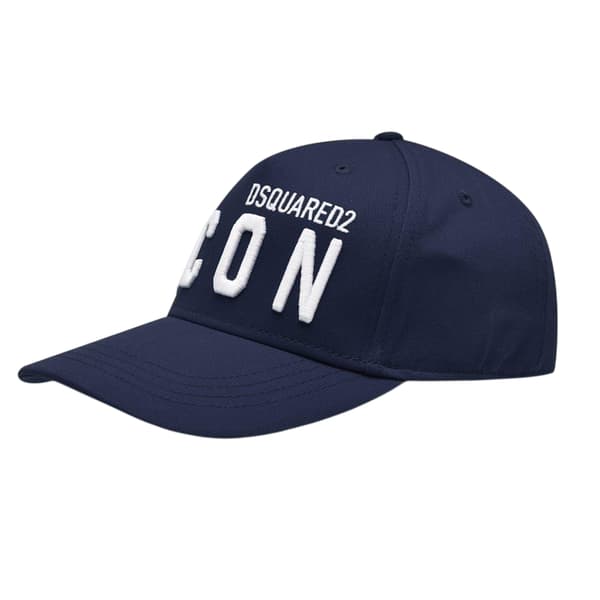 DSquared2 Barn/Kids Icon Logo Baseballkeps i Bomull En Storlek Eclipse Blue One Size