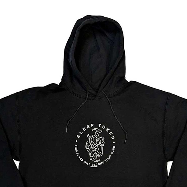 Sleep Token Unisex Vuxen Denna Plats Kommer Att Bli Din Grav Hoodie Black M