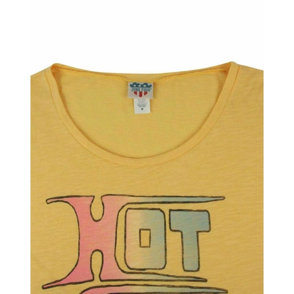 Junk Food Damkläder/Dam Hot Stuff T-shirt M Gul Yellow M