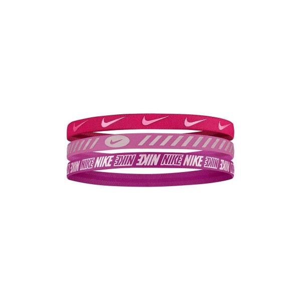 Nike hårband (paket med 3) One Size Lila Purple One Size