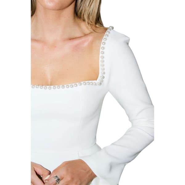 Odd Muse Dam/Dam The Ultimate Pearl Miniklänning 8 UK Vit White 8 UK