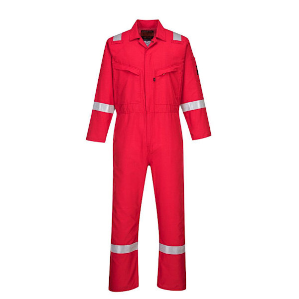 Portwest Unisex Adult Araflame Overalls 34R Röd Red 34R