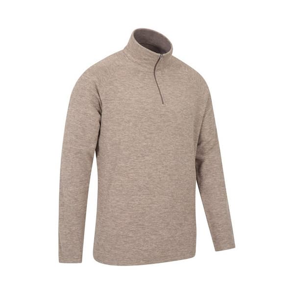Mountain Warehouse Snowdon II Fleecetröja för män 3XL Ljusgrå Light Grey 3XL