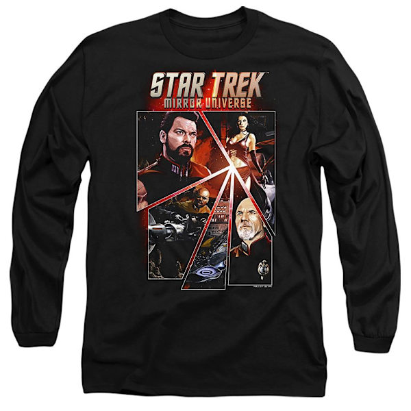 Star Trek Unisex Vuxen Paneler T-Shirt XXL Svart Black XXL