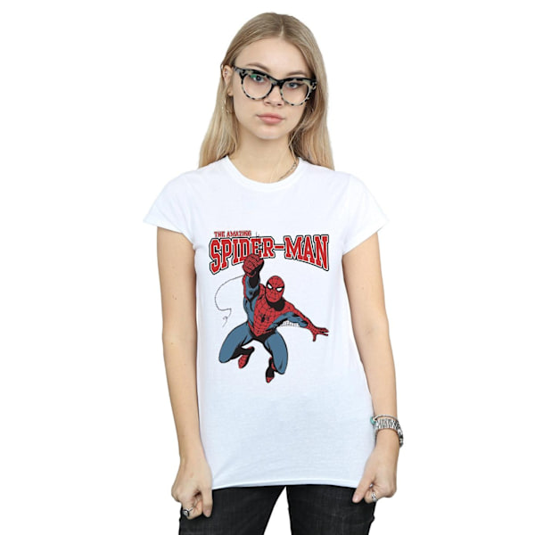 Spider-Man Dam/Damer Leap T-shirt S Vit White S