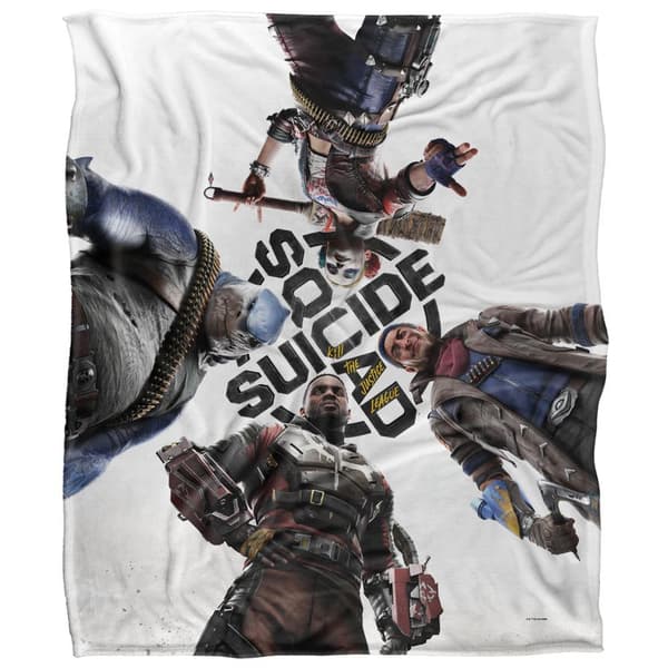 Suicide Squad Kill The Justice League Gruppbild Filt One Si Multicoloured One Size