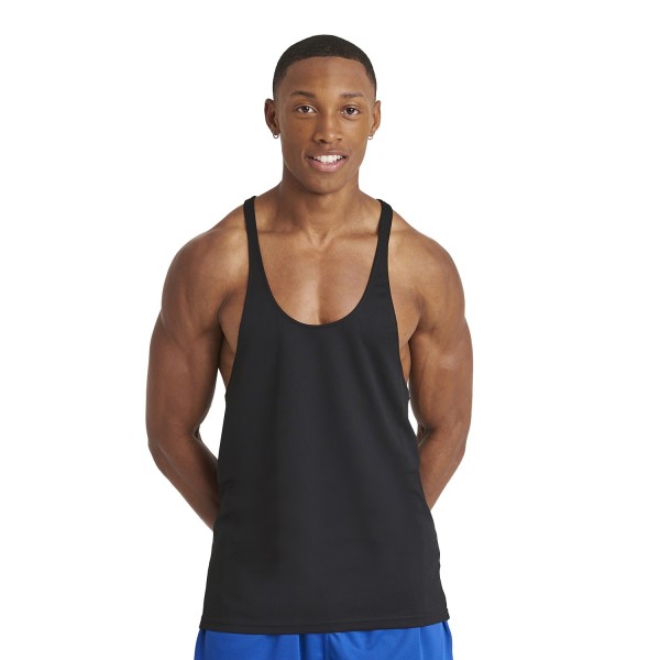 Awdis Cool Muscle Vest Top S Jet Black för män Jet Black S