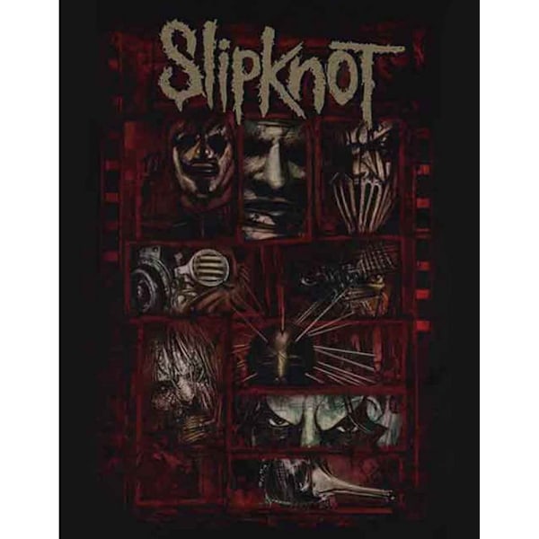 Slipknot Unisex Adult Box T-Shirt M Svart Black M