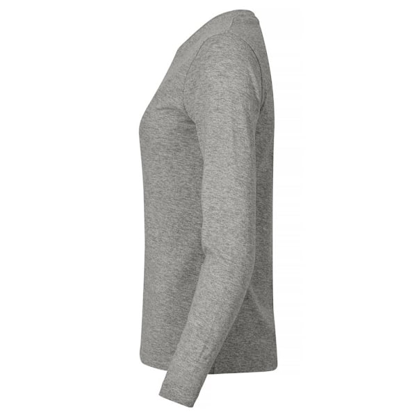 Clique Dam/Dam Melange Långärmad T-shirt S Grå Grey S