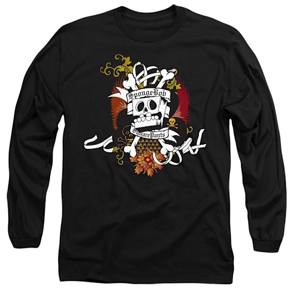 SpongeBob SquarePants Unisex Vuxen Rest In Peace T-Shirt S Svart Black S