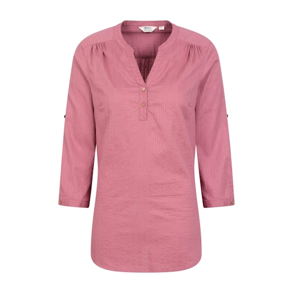 Mountain Warehouse Dam/Dam Petra Relaxed Fit 3/4 Ärm S Dark Pink 16 UK