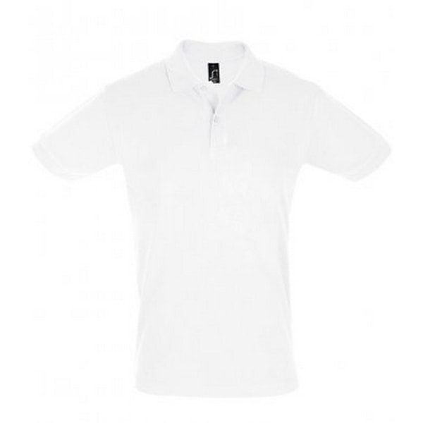 SOLS Herr Perfect Pique Kortärmad Poloskjorta 3XL Vit White 3XL