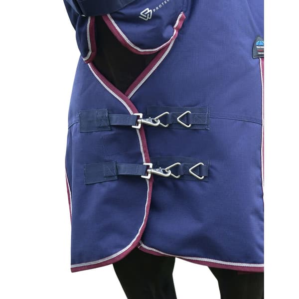 Weatherbeeta Comfitec Essential Combo Neck 220g Hästtäcke R Burgundy/Navy 5Â´