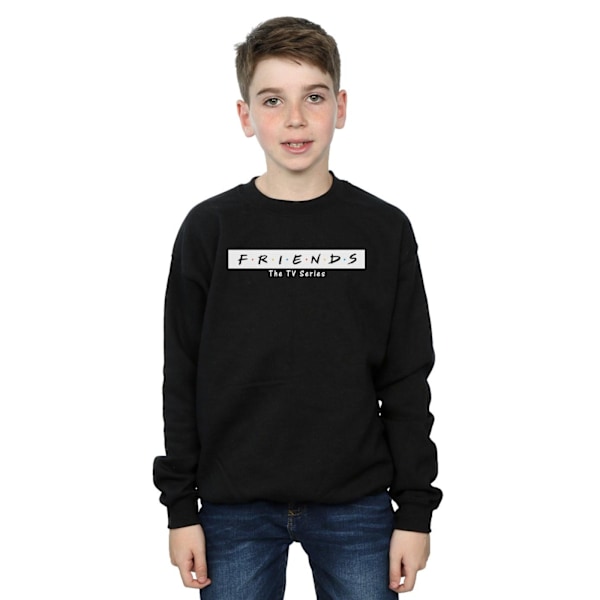 Friends Boys Logo Block Sweatshirt 12-13 år Svart Black 12-13 Years