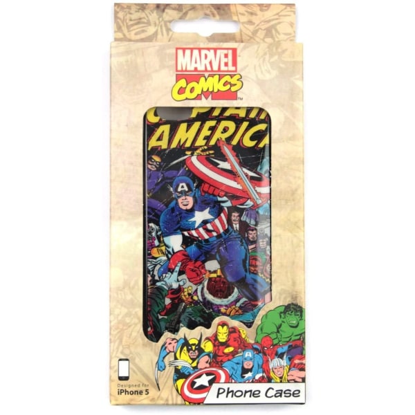 Captain America Retro komisk phone case One Size Multicolored Multicoloured One Size