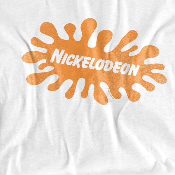 Nickelodeon Herr Retro Splat Logotyp T-shirt 3XL Vit White 3XL