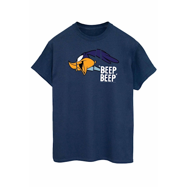 Looney Tunes Herr Beep Beep Road Runner Bomull T-shirt S Marinblå B Navy Blue S