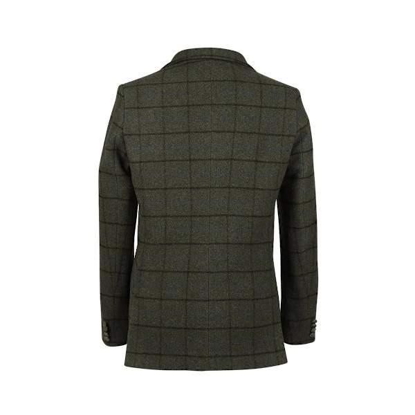 Aubrion Saratoga Rutig Ridjacka för Män 52 Mörkgrön Dark Green 52