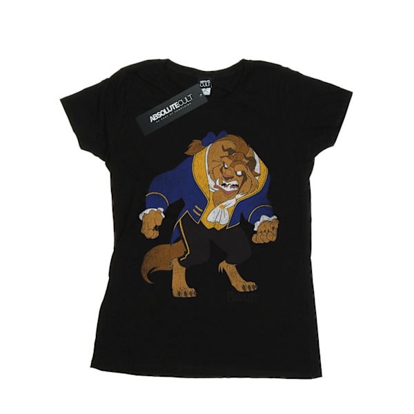 Skönheten och odjuret Dam/Dam Classic Cotton Boyfriend T-S Black S