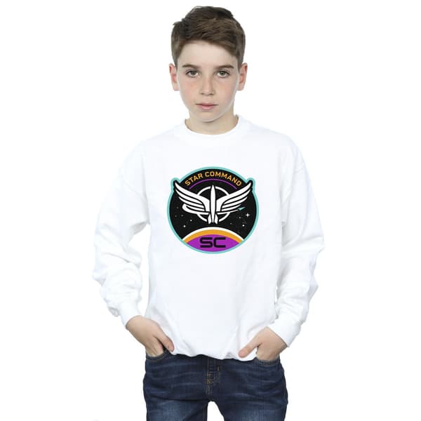Disney Pojkar Lightyear Star Command Cirkel Tröja 5-6 År White 5-6 Years