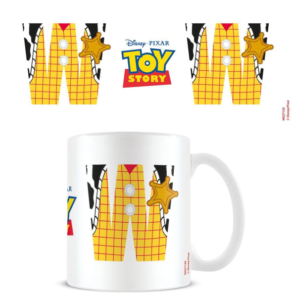 Toy Story W alfabetmugg One Size Vit/Gul White/Yellow One Size