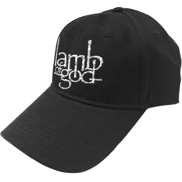 Lamb Of God Unisex Vuxen Logo Baseball Cap En Storlek Svart/Sonic Black/Sonic Silver One Size