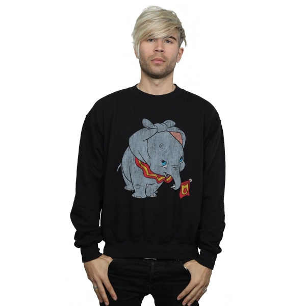 Disney Herr Dumbo klassisk tröja med bundna öron 4XL svart Black 4XL