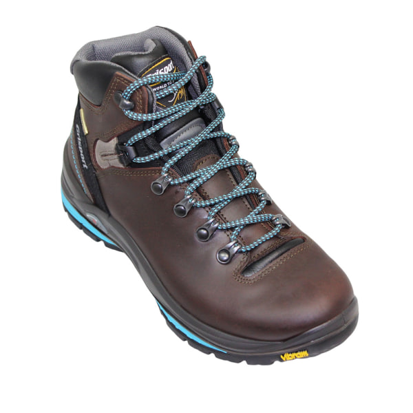 Grisport Dam/Dam Glide Waxy Läder Walking Boots 5 UK Br Brown/Black 5 UK