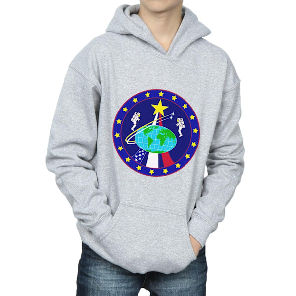 NASA Boys Classic Globe Astronauts Hoodie 5-6 år Sports Grey Sports Grey 5-6 Years