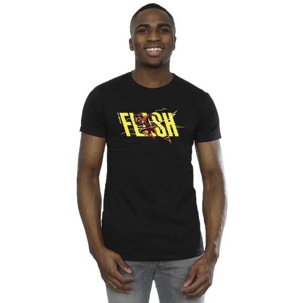 DC Comics Herr The Flash Lightning Dash T-shirt M Svart Black M