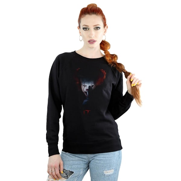 It Dam/Damer Pennywise Quiet Sweatshirt XXL Svart Black XXL