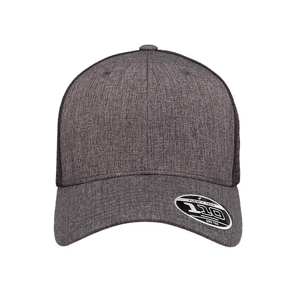Flexfit Unisex Adult 110 Mesh Tvåfärgad Kepsen One Size Charcoal/Bl Charcoal/Black Melange One Size
