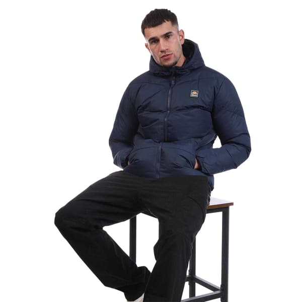 Ellesse Herr Performante Polyester Performance Pufferjacka M Navy M