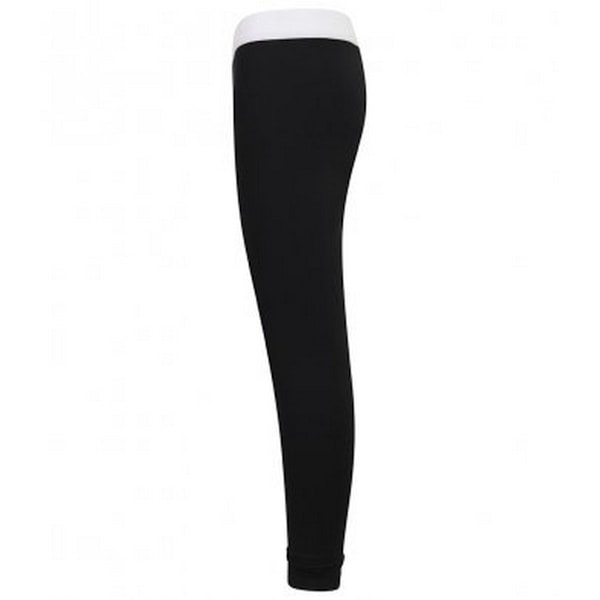 SF Girls Fashion Leggings 7-8 år Svart/Vit Black/White 7-8 Years