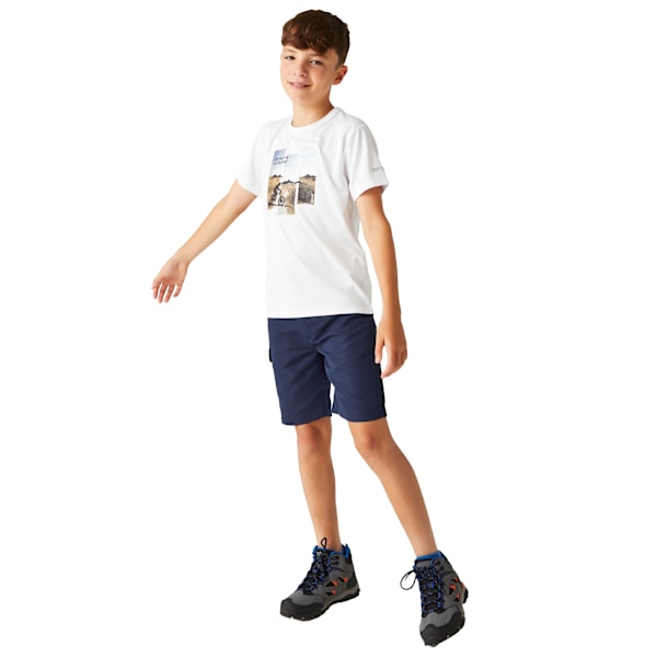 Regatta Barn/Kids Alvardo VIII Cykling T-shirt 5-6 År Vit White 5-6 Years
