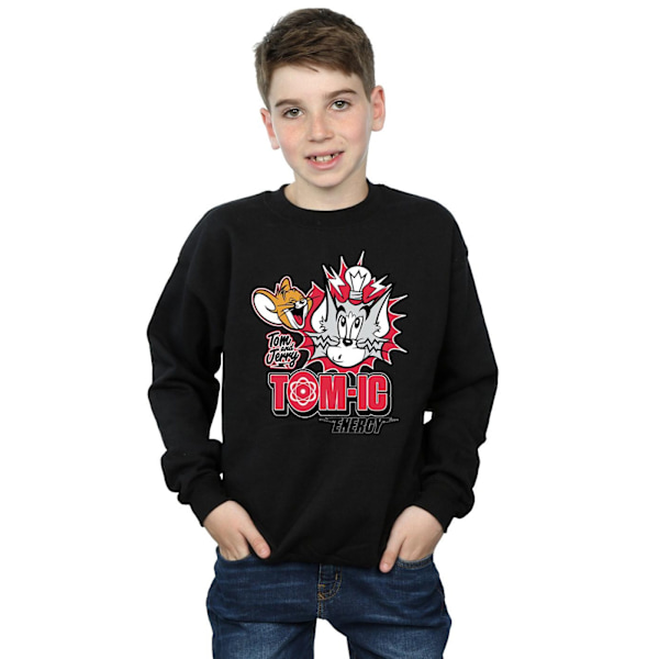 Tom Och Jerry Pojkar Tomic Energy Sweatshirt 5-6 År Svart Black 5-6 Years