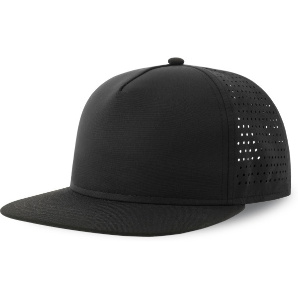 Atlantis Unisex Adult Bank 5 Panel Återvunnen Snapback Cap One Si Black One Size