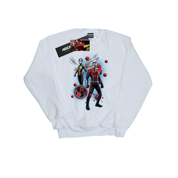 Marvel Boys Ant-Man And The Wasp Particle Pose Sweatshirt 7-8 år White 7-8 Years