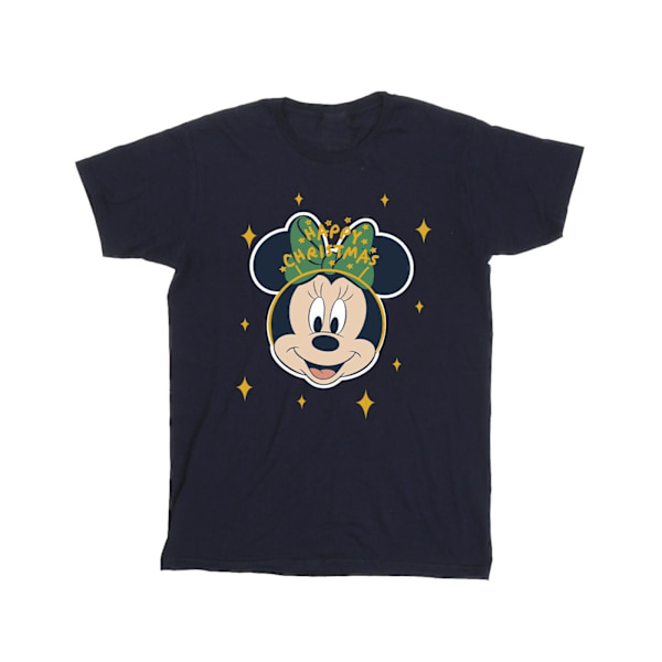 Disney Herr Minnie Mouse Happy Christmas T-Shirt S Marinblå Navy Blue S