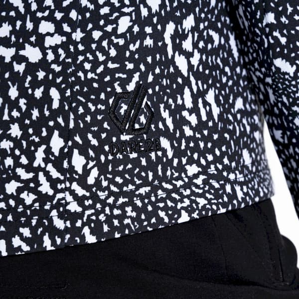 Dare 2B Dam/Kvinnor Far Out Prickig Softshell Jacka 12 UK Svart/Vit Black/White 12 UK