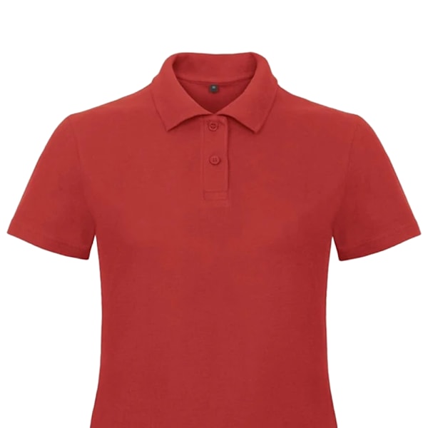 B&C Dam/Damer ID.001 Piqué Poloskjorta XL Röd Red XL