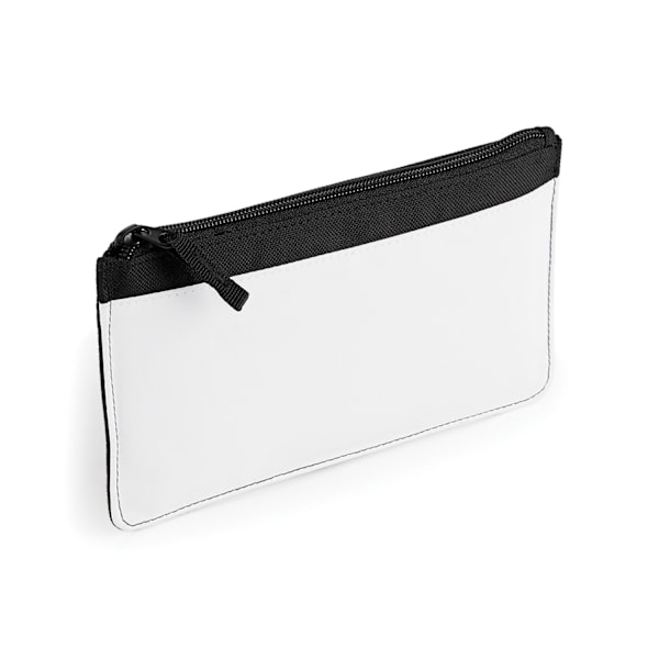 Bagbase Plain Sublimation Pencil Case (2-pack) One Size Black Black One Size