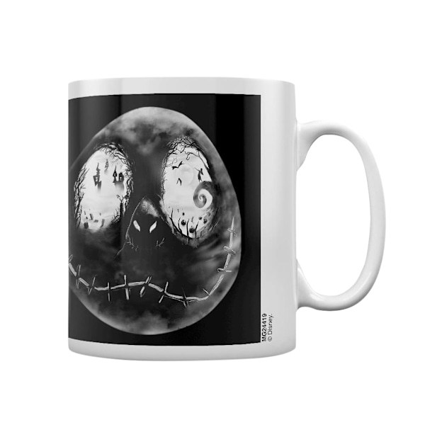 Nightmare Before Christmas Jack Skellington Mugg En Storlek Svart/ Black/White One Size